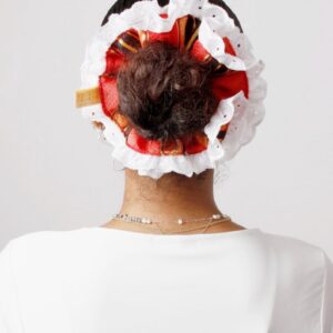 Amazigh Kabyle Fouta Oversized Handmade Scrunchie Hair Accessory