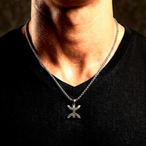 Amazigh Berber Kabyle Tifinagh Yaz Stainless Steel Men's Pendant Necklace