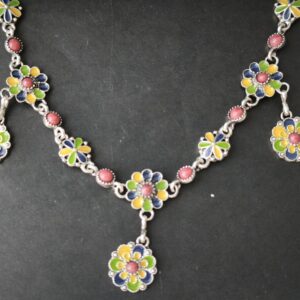 Traditional Handmade Kabyle Amazigh Berber Stainless Steel Charm Necklace