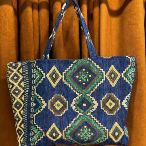 Berber Woven Tote Handmade Boho Shoulder Ethnic Bag