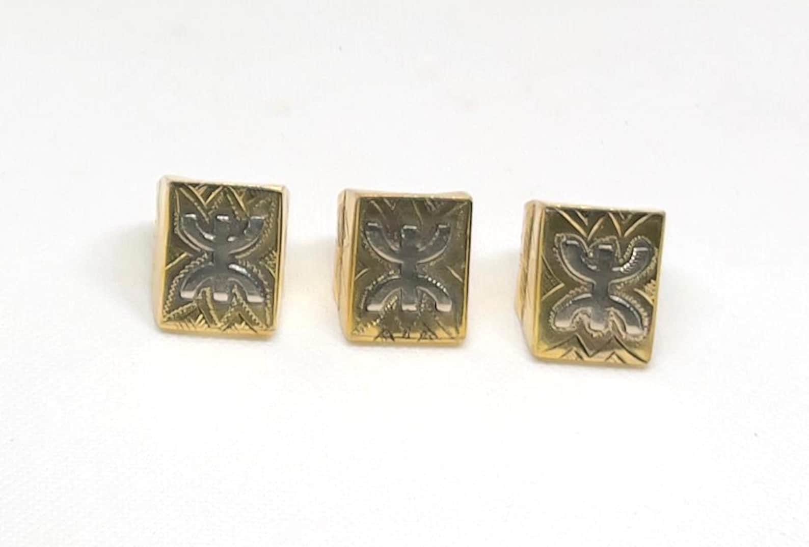 Berber Handmade Brass Copper Yaz Symbol Vintage Ring