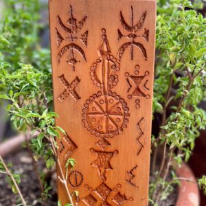 Berber Hand Carved Wooden Symbol Wall Art Decor
