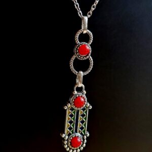 Amazigh Yaz Tifinagh Kabyle Berber Stainless Steel Men's Pendant Necklace