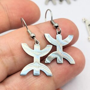 Amazigh Boucles d oreilles YAZ tifinagh Adaptation moderne