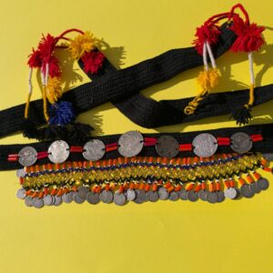 Berber Authentic Vintage Handmade Antique Silver Coins Necklace
