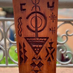 Berber Hand Carved Wooden Symbol Wall Art Decor