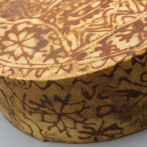 Berber Bendir Drum Hand-Painted Hamsa Hand Leather Wooden