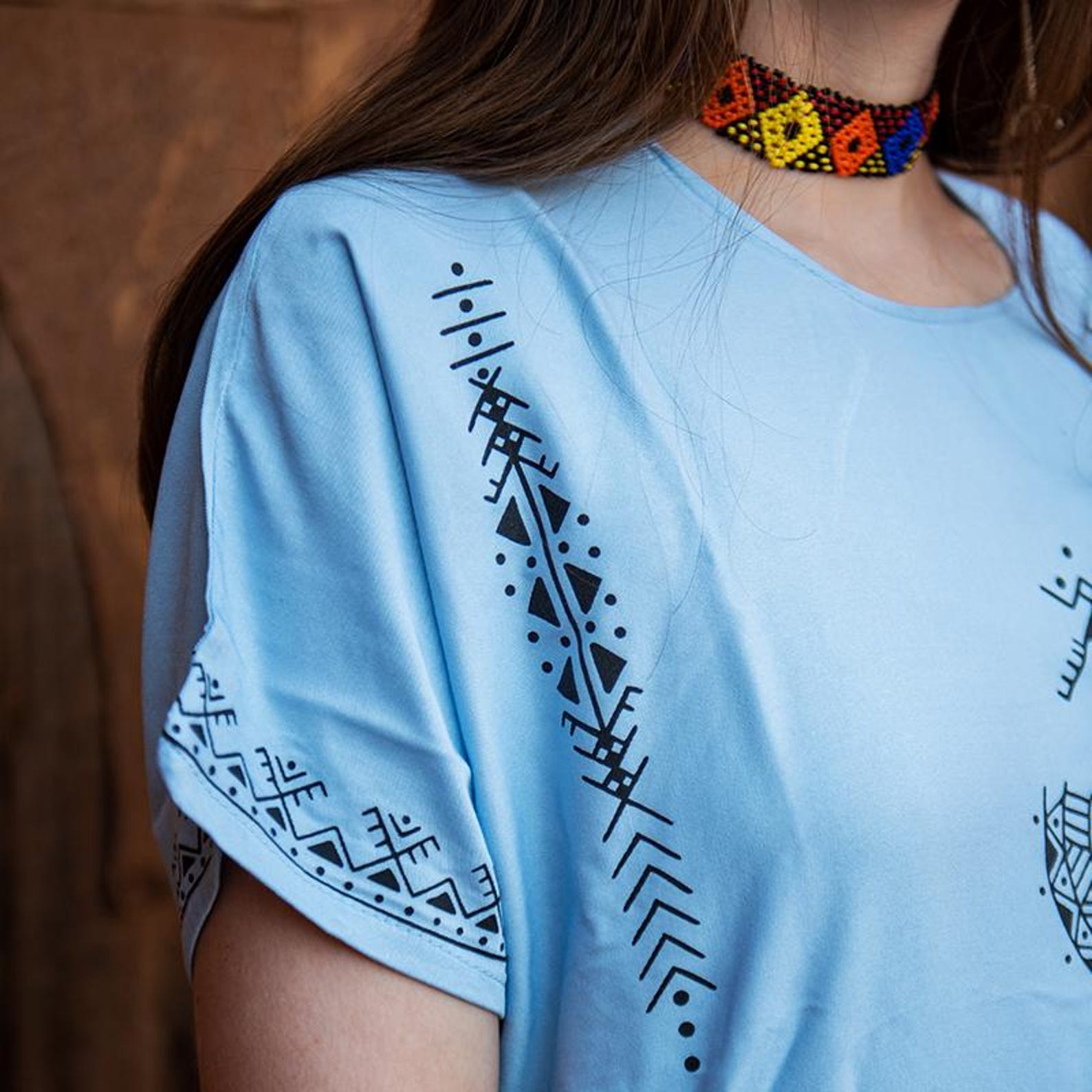 Berber Gandora Dress Symbol Handmade Boho Artisan Kaftan