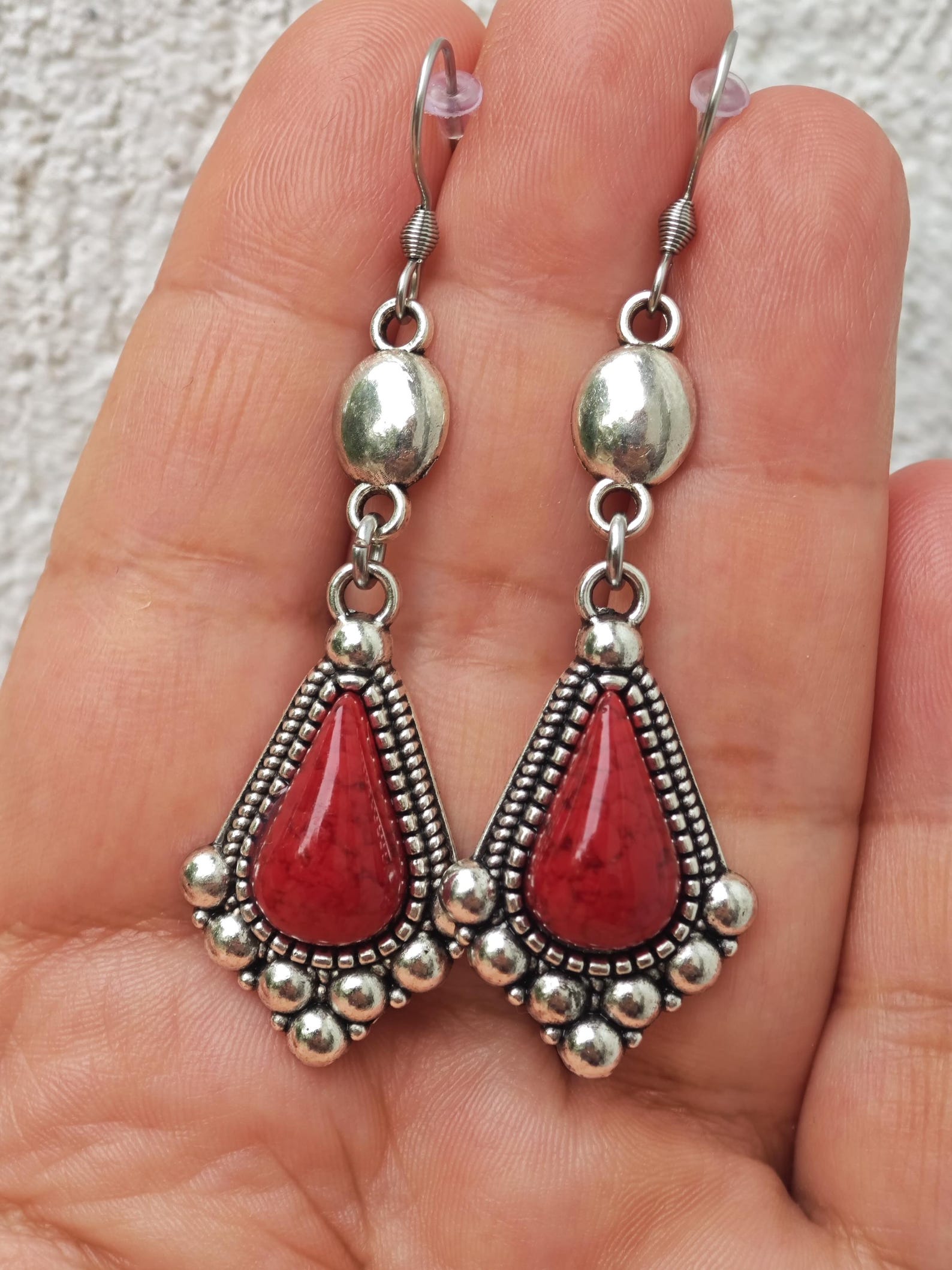 Amazigh Boucles d oreilles femme- kabyle berbère traditionnelle