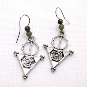 Amazigh Boucles d oreilles femme berbère Tizerzit Earrings