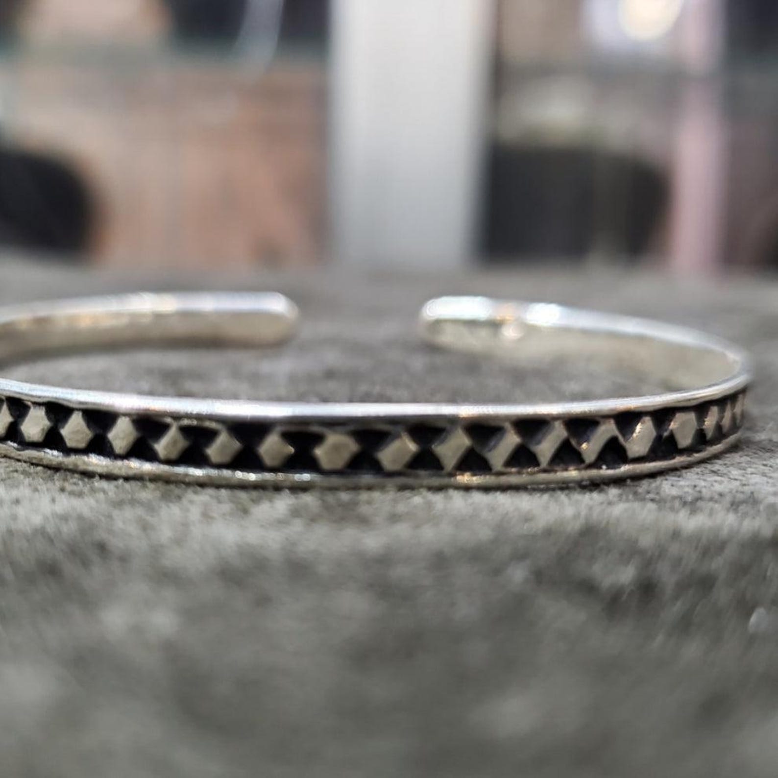 Berber Handmade Sterling Silver Adjustable Cuff Tunisian Bracelet