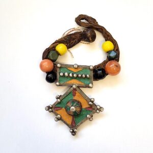 Amazigh Rare Authentic Antique Tribal Silver Cross Pendant