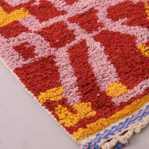 Berber Wool Geometric Neutral Living Room Rug Design