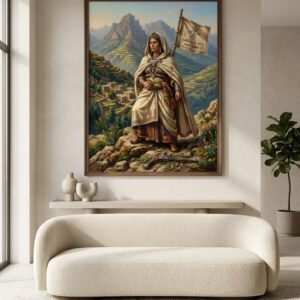 Lalla Fatma N'Soumer Amazigh Kabyle Berber Woman Portrait Wall Art