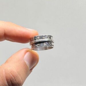 Berber Handmade Sterling Silver Tuareg Tribal Ring Jewelry