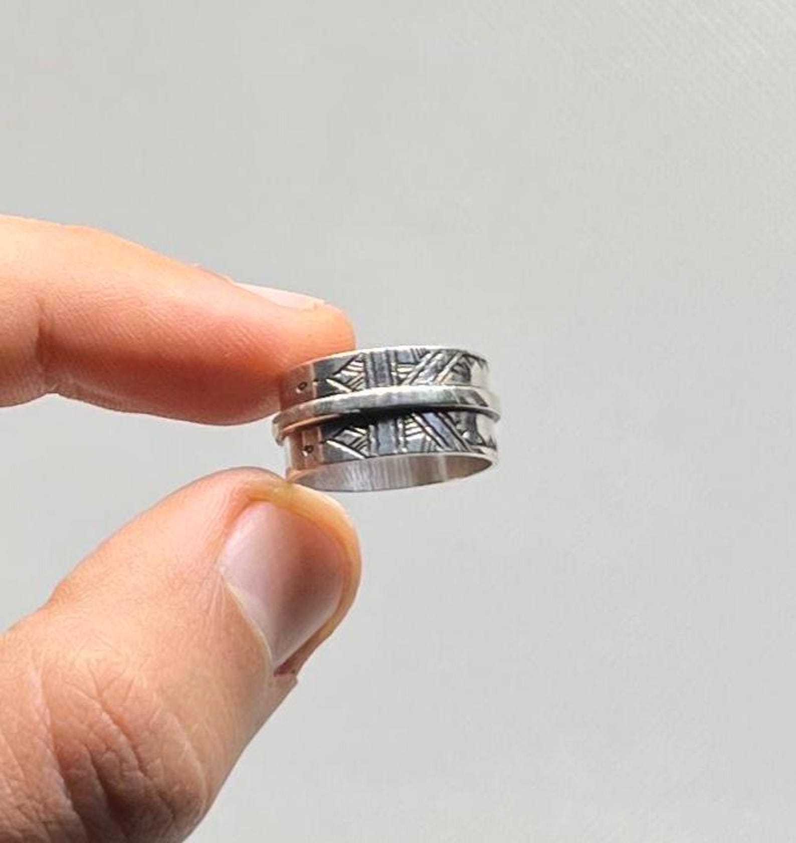 Berber Handmade Sterling Silver Tuareg Tribal Ring Jewelry
