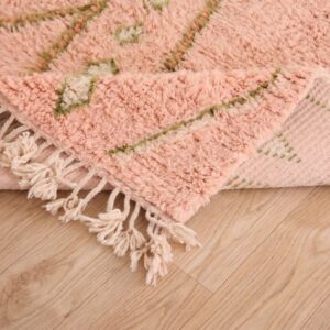 Custom Amazigh Berber Wool Living Room Handmade Bohemian Rug