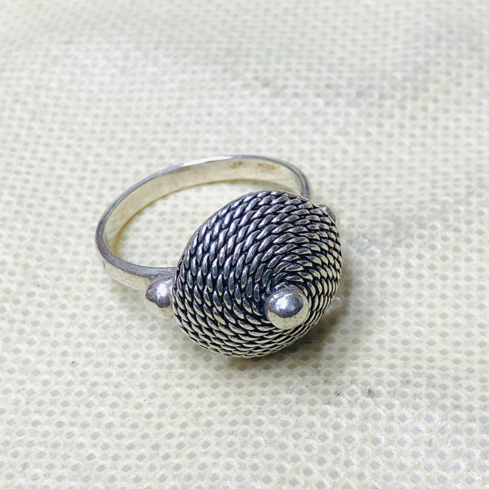 Amazigh Gravure amazighe Ring Silver Tribal Touareg Berbère