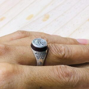 Amazigh Handmade Solid Silver Touareg Engraved Tribal Ring