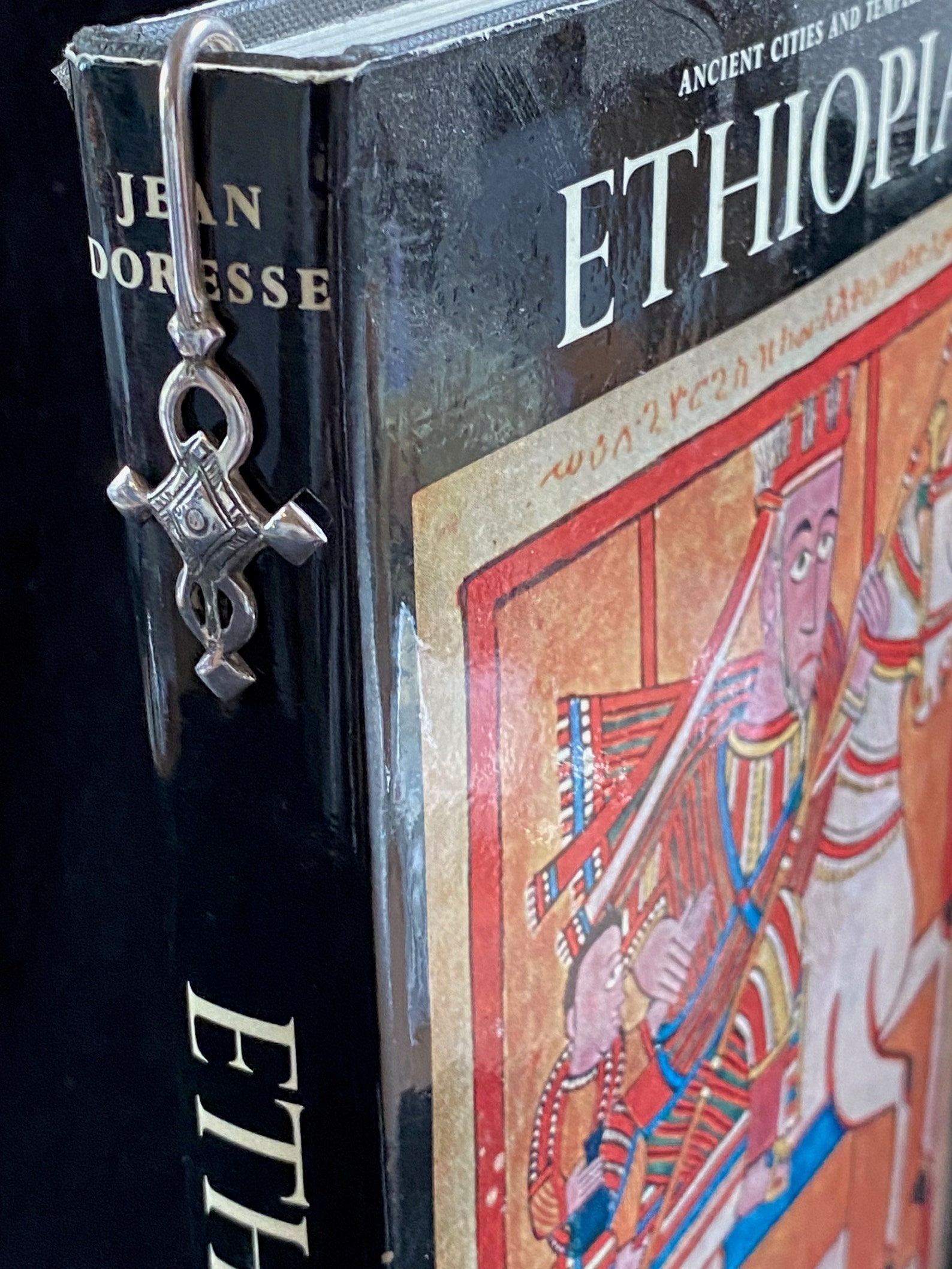 Amazigh Tuareg High Grade Silver Signed Niger Cross Bookmark