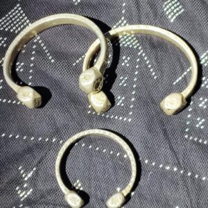 Amazigh Antique Silver Eye Amulet Bracelet for Jewelry Styling