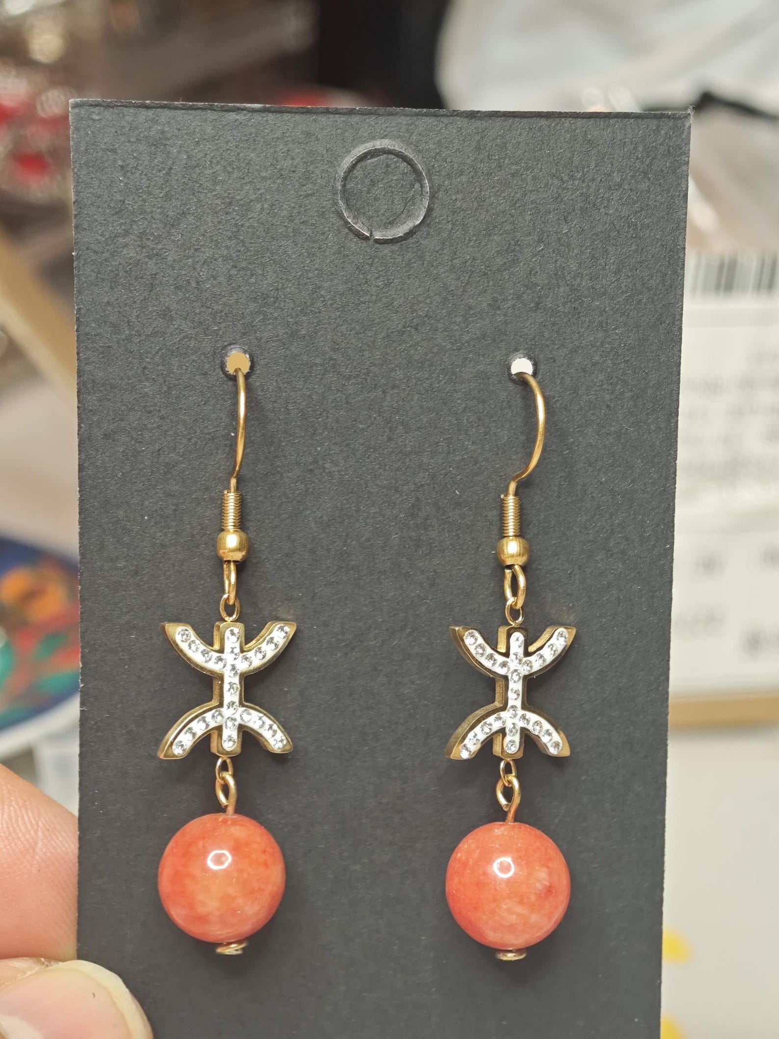 Amazigh Boucles d oreilles YAZ tifinagh acier inoxydable