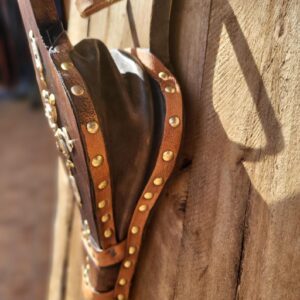 Amazigh Traditional Rabouz Handmade Fire Stoking Bellows Leather