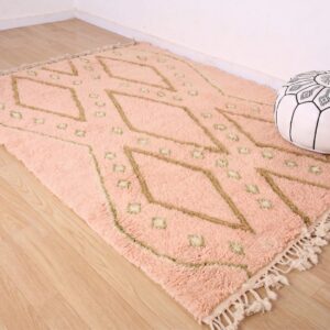 Custom Amazigh Berber Wool Living Room Handmade Bohemian Rug