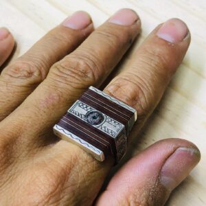 Amazigh Bague en argent Tribal Touareg Berbère Ring