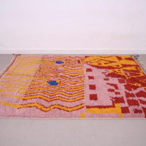 Berber Wool Geometric Neutral Living Room Rug Design