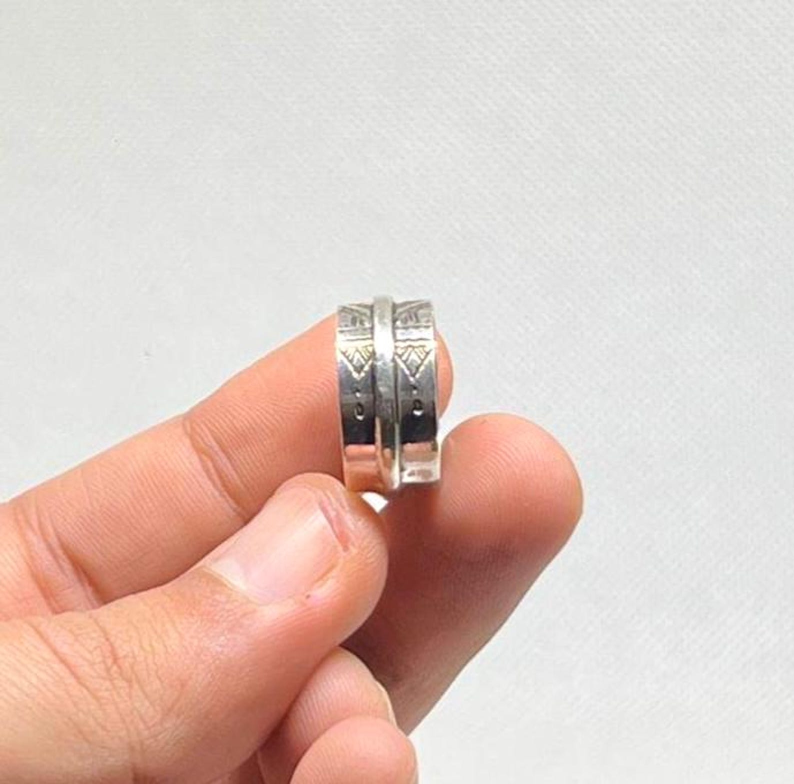 Berber Handmade Sterling Silver Tuareg Tribal Ring Jewelry