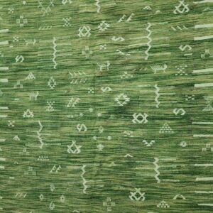 Berber Green Authentic Wool Tribal Boho Living Rug