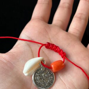 Amazigh Rif Traditional Adjustable Pearl Ring for Henna Style