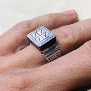 Amazigh Bague en argent Tribal Touareg Berbère Ring