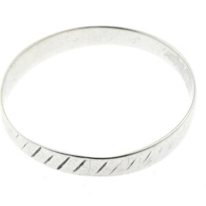 Berber Small Mid-Century Silver Bangle Bracelet from Morocco