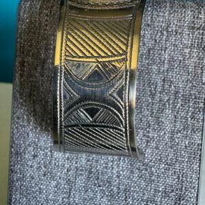 African Amazigh Tuareg Carnelian Silver Cuff Fair Trade Bracelet