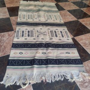 Berber Vintage antique Handwoven Textile Tribal Rug Runner