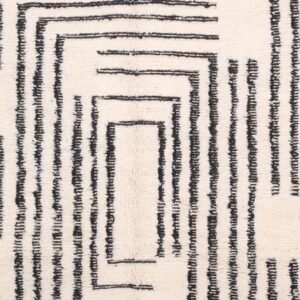 Berber Custom Wool Geometric Living Room Rug Design