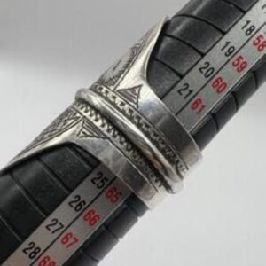 Berber Sterling Silver Engraved Yaz Tuareg Tribal Ring