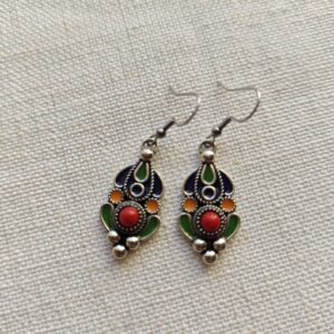 Amazigh Bijou berbère- ethnique- kabyle- boucles d Earrings