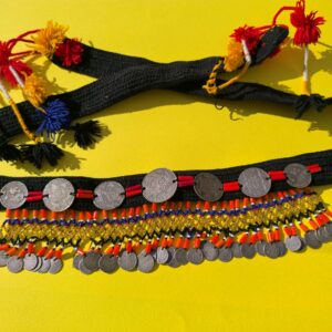 Berber Authentic Vintage Handmade Antique Silver Coins Necklace