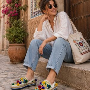 Berber Slippers Handmade Colorful Traditional Footwear Babouche Shoes