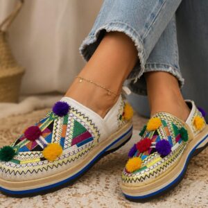 Berber Slippers Handmade Colorful Traditional Footwear Babouche Shoes