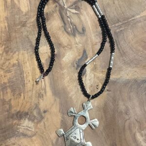 Amazigh Handmade Metal and Stone Distinctive Necklace Halskette