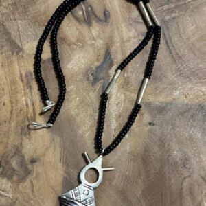 Amazigh Handmade Metal and Stone Distinctive Necklace Halskette