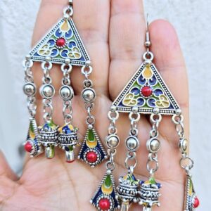 Amazigh Magnifiques boucles d oreilles kabyles métal Earrings
