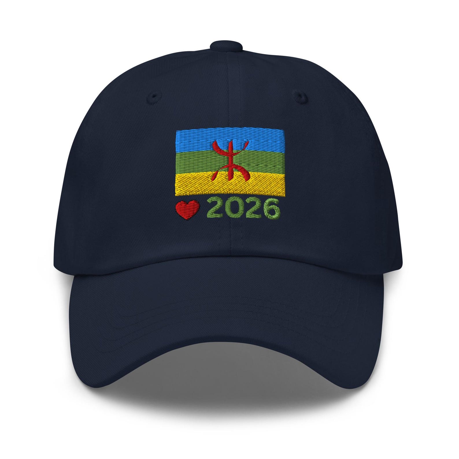 Berber Flag Embroidered Pride Dad Hat Cap for Everyday Heritage Style Use