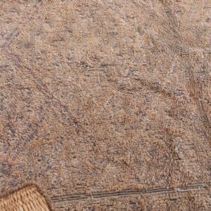 Berber Vintage Wool Rug 6.4 ft x 11.1 ft