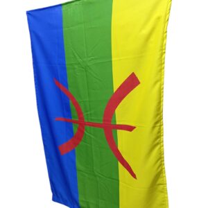 Berber Flag Fabric Traditional Hanging Home Wall Art