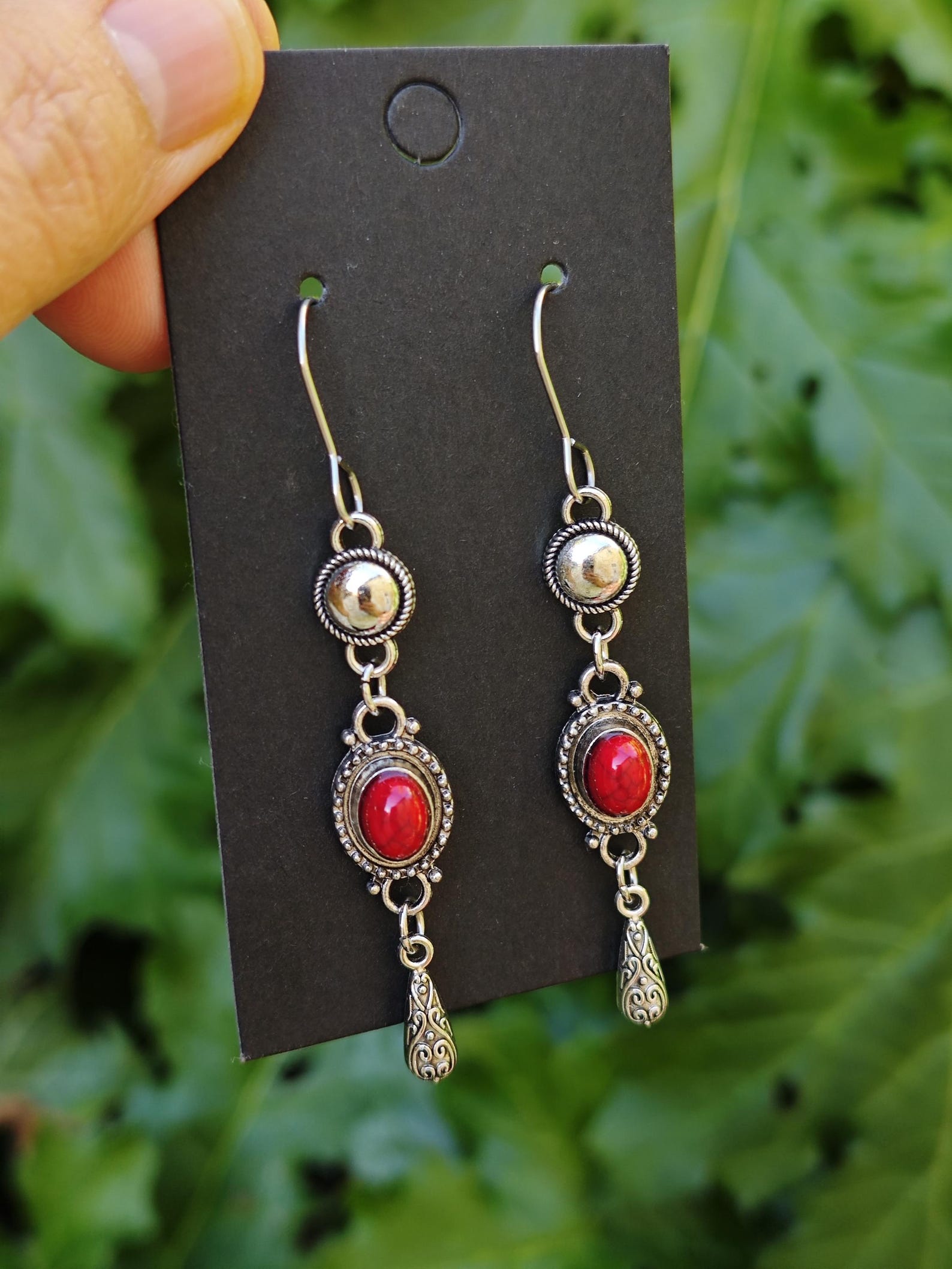 Amazigh Magnifiques boucles d oreilles kabyles métal Earrings
